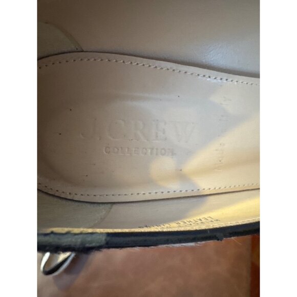 J.Crew Dulci Calf Hair Kitten Heels 7 Made in Italy Black White Pointed Toe - Picture 6 of 12